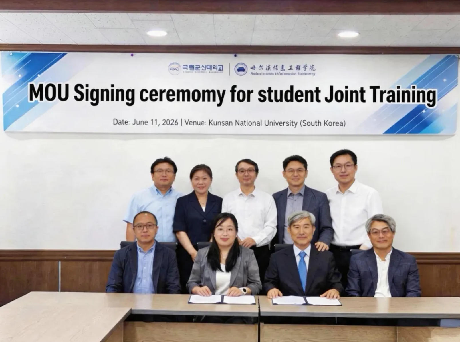 我校与韩国国立群山大学签署“本-硕-博”贯通联合培养协议